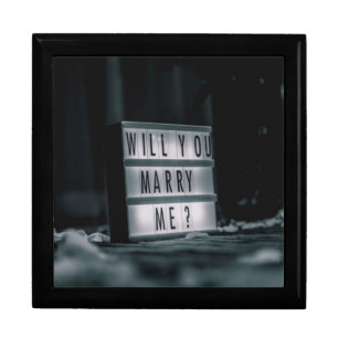 Will You Marry Me? Marriage Proposal Romantic Gift Box