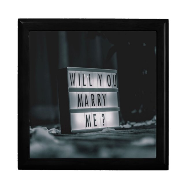 Will You Marry Me?  Marriage Proposal Romantic Gift Box (Front)