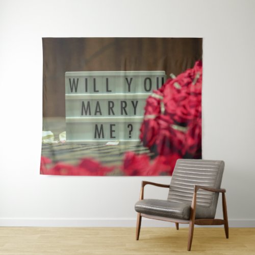 Will You Marry Me Marriage Proposal Tapestry