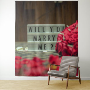 Will You Marry Me? Marriage Proposal Tapestry