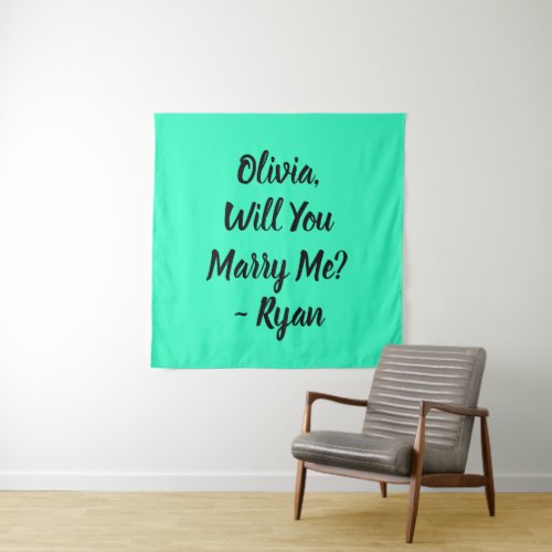 Will You Marry Me  Marriage Proposal  Tapestry