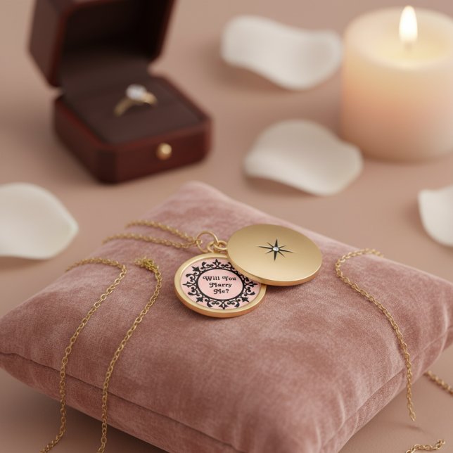 Will You Marry Me? Personalized Locket (Will You Marry Me? Personalized Locket)