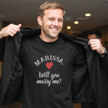 Will You Marry Me Personalized Name Proposal