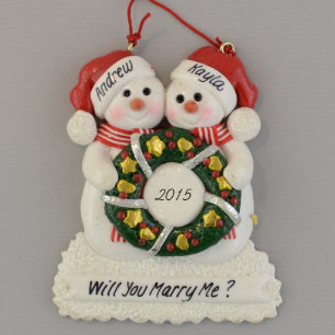 Will You Marry Me? Personalized Ornament