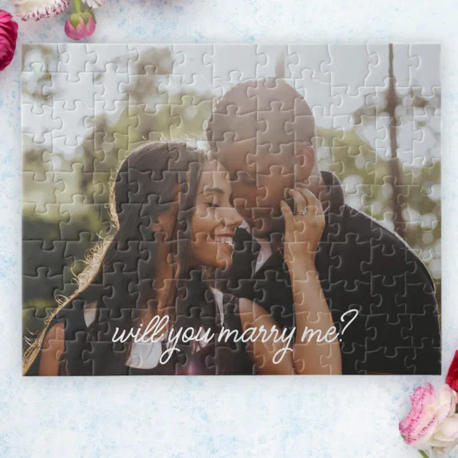 9 Piece Square Basswood Jigsaw Puzzle, Promposal