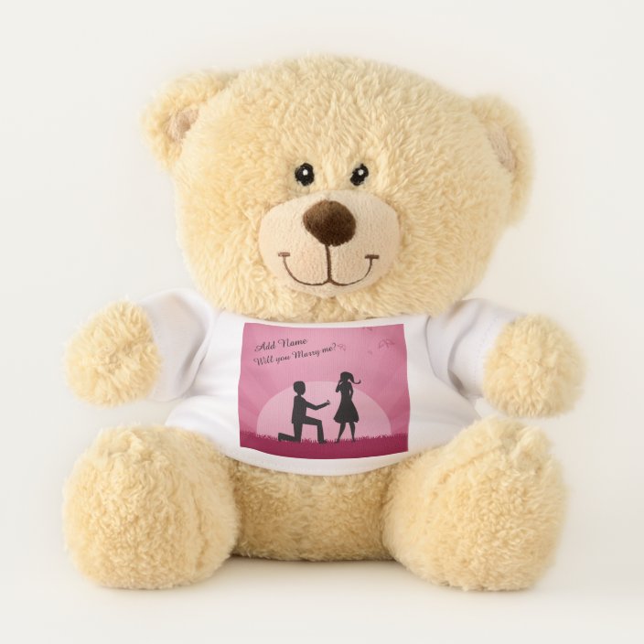 personalized photo teddy bear