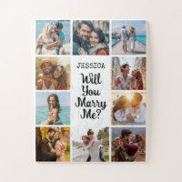 Will You Marry Me Photo Collage Proposal Surprise