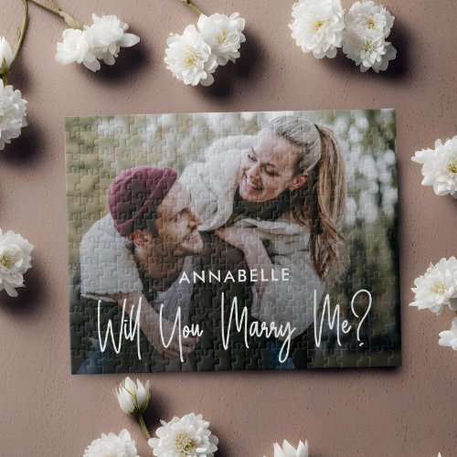 Will You Marry Me Photo Jigsaw Puzzle