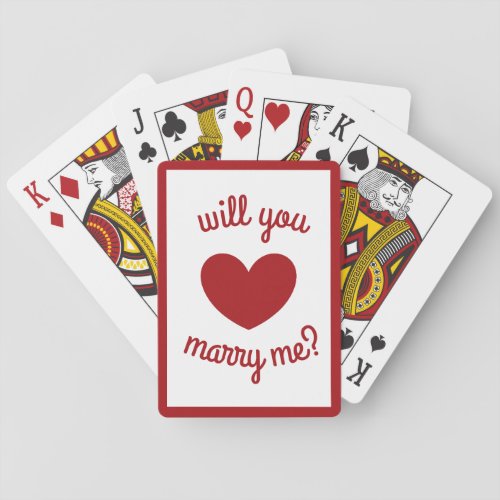 will you marry me playing cards by dalDesignNZ
