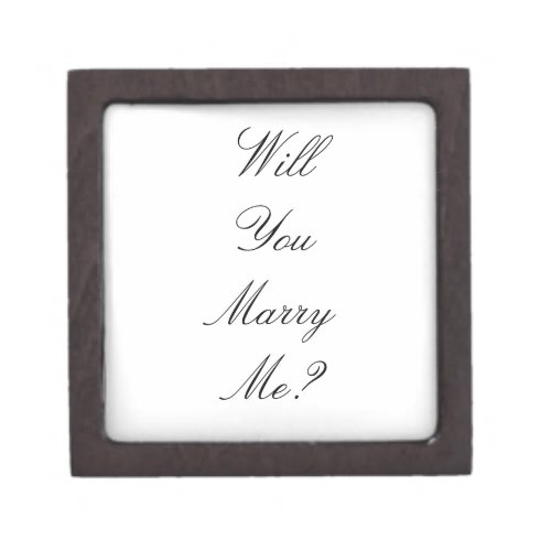 Will You Marry Me Premium Gift Box