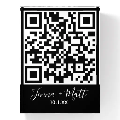 Will You Marry Me Proposal 3D-Effect QR Code Paperweight