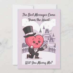 Will You Marry Me? - Proposal card