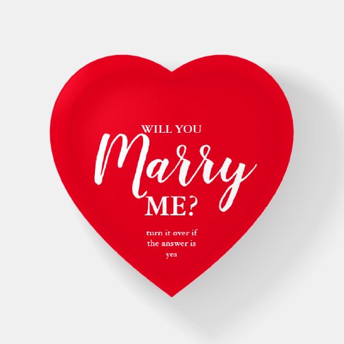 will you marry me proposal christmas paperweight