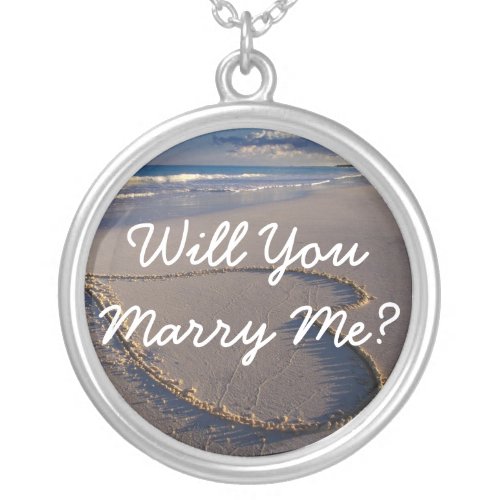Will You Marry Me Proposal Necklace