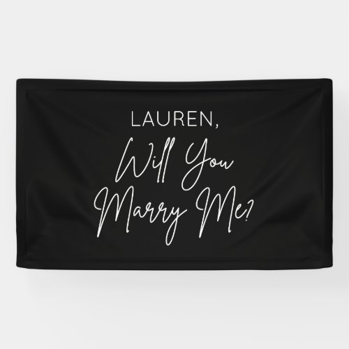  Will you Marry Me Proposal Sign banner backdrop