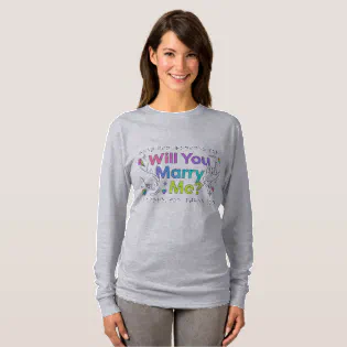 Will You Marry Me?" Proposal T-Shirt