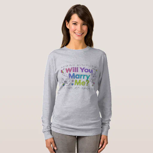 Will You Marry Me?" Proposal T-Shirt