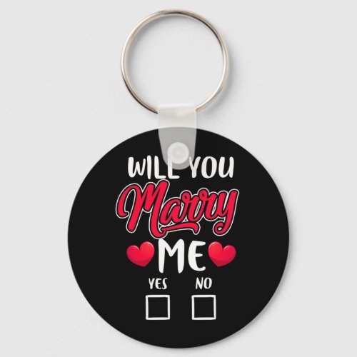 Will You Marry Me Proposal _ Valentines Day Keychain