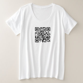 Will You Marry Me? QR Code Plus Size T-Shirt