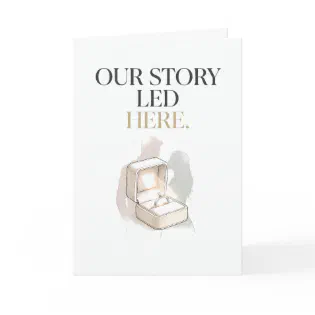 Will You Marry Me Romantic Marriage Proposal Card