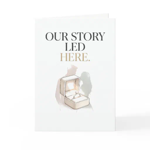 Will You Marry Me Romantic Marriage Proposal Card