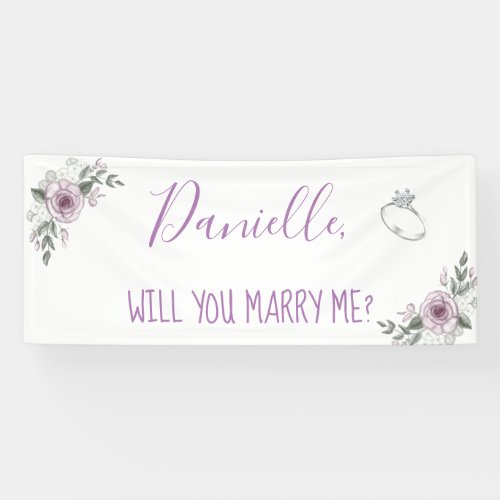 Will you Marry Me Romantic Proposal Sign