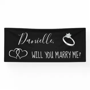 Will you Marry Me Romantic Proposal Sign