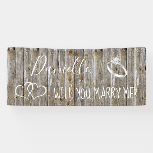 Will you Marry Me Romantic Proposal Sign