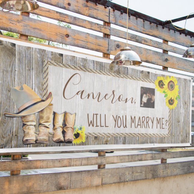 Will you Marry Me Romantic Proposal Sign (Creator Uploaded)