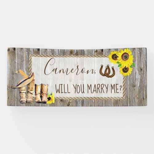 Will you Marry Me Romantic Proposal Sign