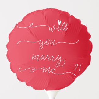 Will you marry me? Romantic Script Typography