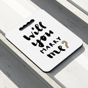 Will you marry me seat cushion