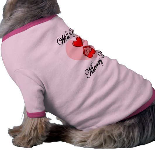 Will you marry me? shirt (Side)