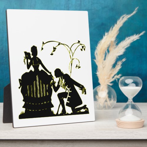 Will you Marry me Silhouette Plaque