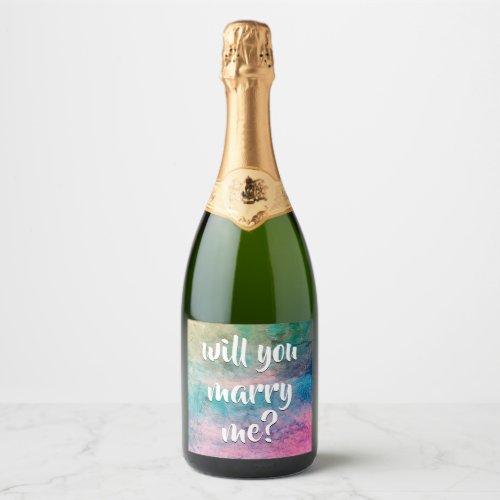 will you marry me Sparkling Wine labels by dalDesi