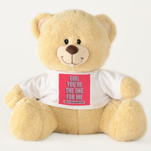 Will You Marry Me  Teddy Bear