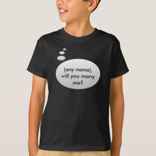 Will you marry me? Template shirt