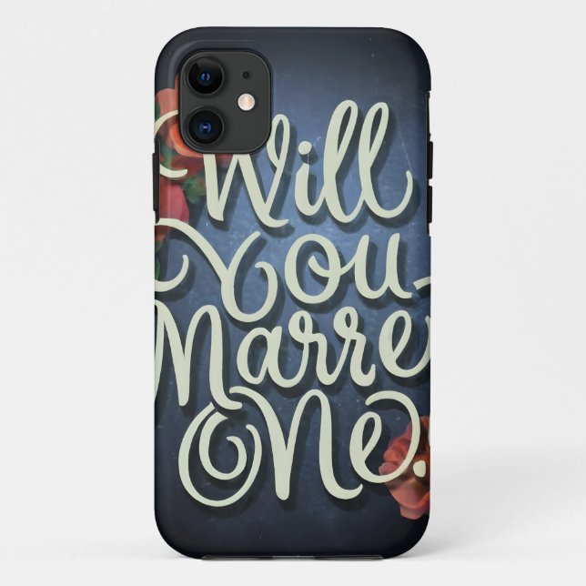 Will you marry me, valentine day gift Case-Mate iPhone case (Back)