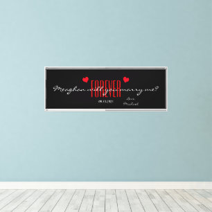 Will You Marry Me Weddings Canvas