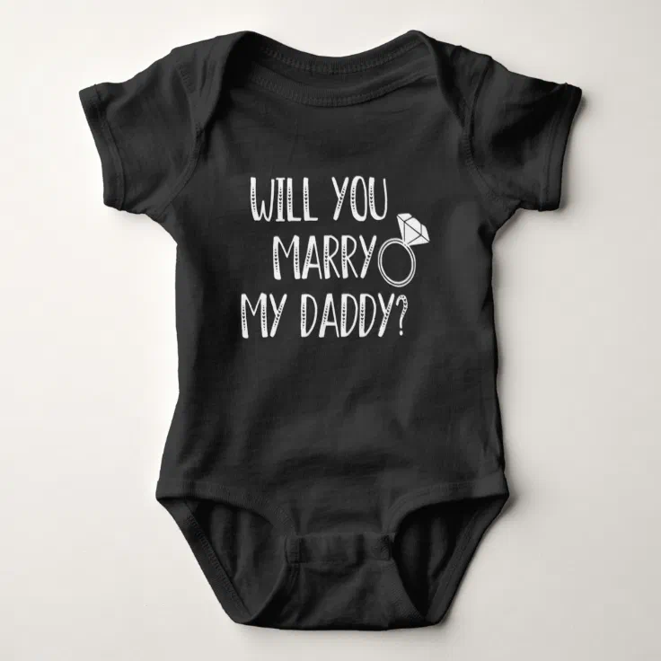 Baby Proposal Bodysuit Mommy Will You Marry My Daddy Baby Bodysuit - Organic Cotton Onesie For Infants 0-24 Months Cordless Drill Organizer - Foto 6