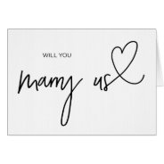 Will You Marry Us Wedding Officiant Card at Zazzle