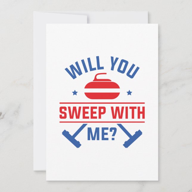 Will You Sweep With Me Thank You Card (Front)