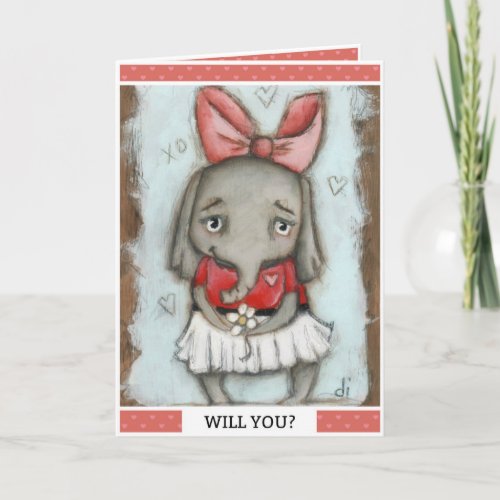 Will YOu _ Valentine Holiday Card