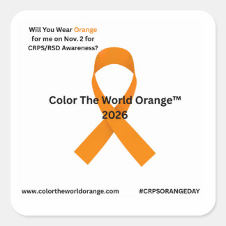 Will You Wear Orange for Me 2026 Sticker