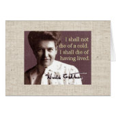 Willa Cather Cards (Front Horizontal)
