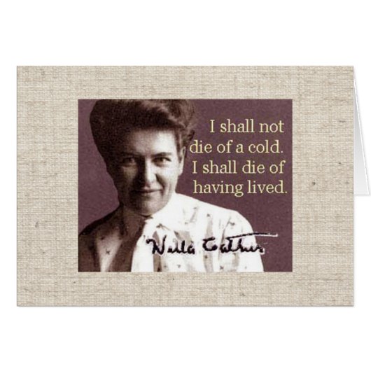 Willa Cather Cards (Front Horizontal)