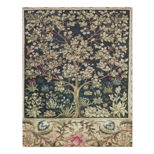 Willam Morris beautiful designs and creationsVint Faux Canvas Print