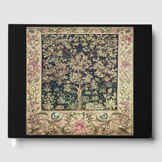 Willam Morris beautiful designs and creations,Vint Guest Book (Front)