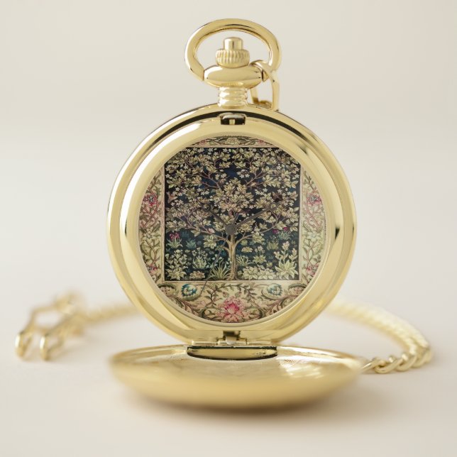 Willam Morris beautiful designs and creations,Vint Pocket Watch (Inside)