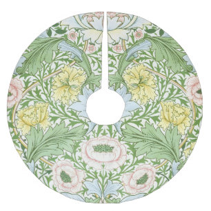 Willam Morris Myrtle Garden Floral Classic Brushed Polyester Tree Skirt